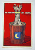 1977 Original Cuban Movie Poster"O'Lucky Man"Lyndsey Anderson art film MacDowell