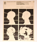1974 Cuban Original Political Poster.Anti-Apartheid Racism.SOUTH AFRICAn.art