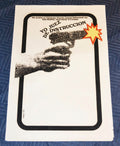 1974 Original Cuban Silkscreen Movie Poster.Juez de instruccion.Judge.Gun shot.