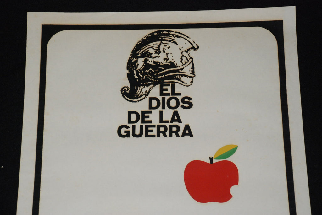 1973 Original Movie Poster"WARLORD"Apple?Mac.America Franklin Schaffner art film