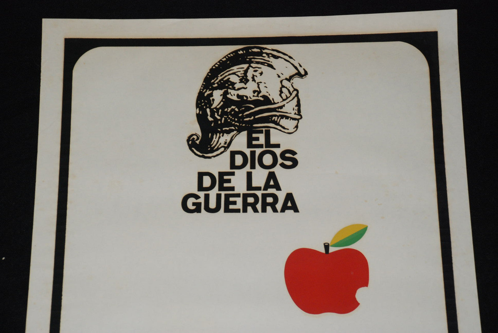 1973 Original Movie Poster"WARLORD"Apple?Mac.America Franklin Schaffner art film