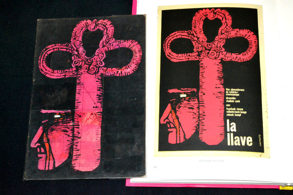 1972 Original Cuban Movie Poster MOCKUP. The Key. La LLave.Unique Art Piece!