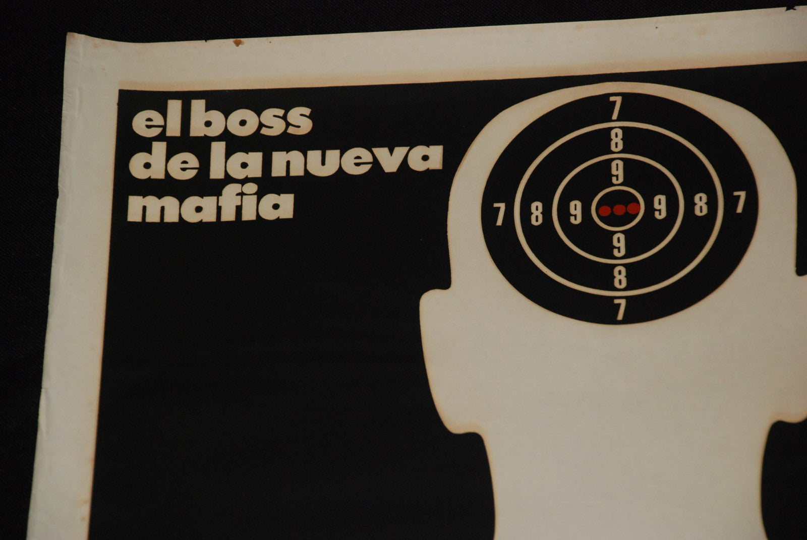 1973 Original Movie Poster"MAFIA Boss"Savalas.Italia Alberto de Martino art film
