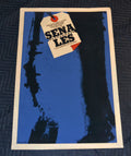 1975 Original Cuban Silkscreen Movie Poster.Señales.Signals.Hungarian art film