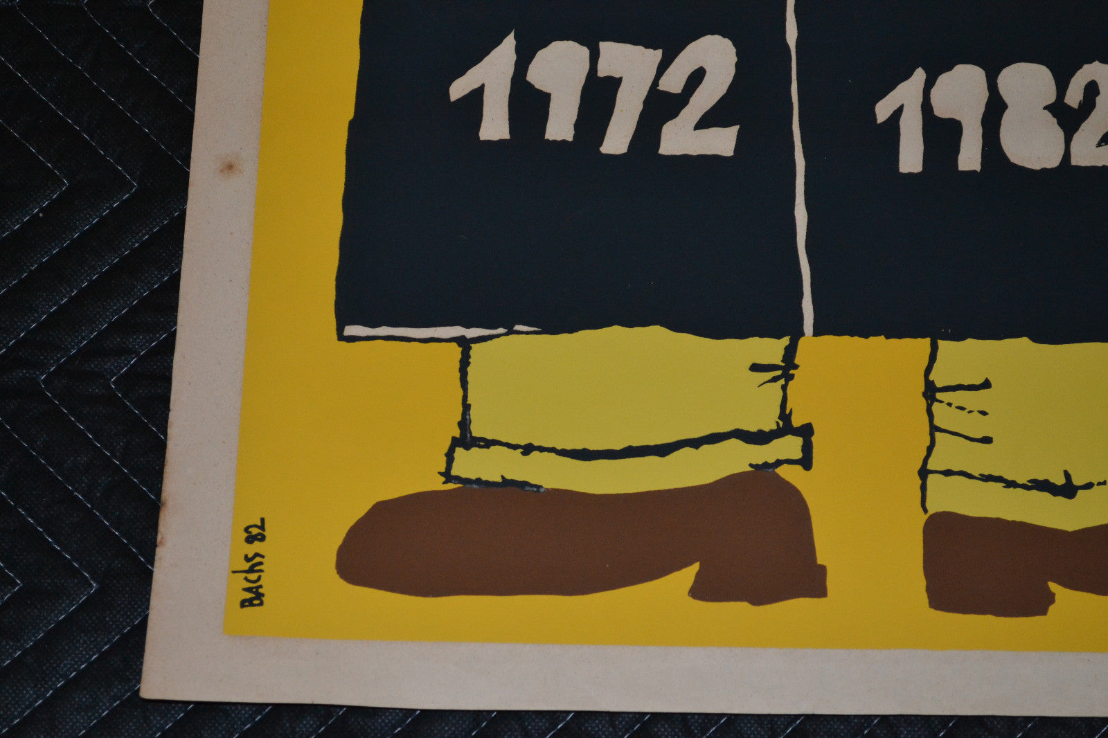1982 Original Cuban Movie Poster.Tropical.Decade Cinema.New York Filmakers art