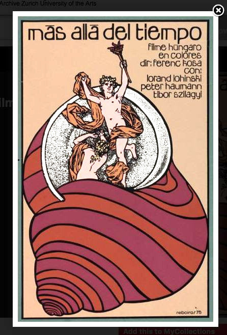 1985 Original Movie Poster MOCKUP.10,000 Days film.Tízezer nap.Reboiro Fine Art