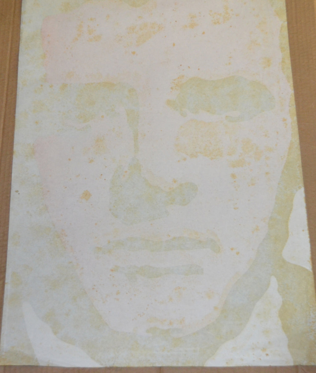 1976 Cuban Original Political Poster.Abel Santamaria.Castro Revolution History.