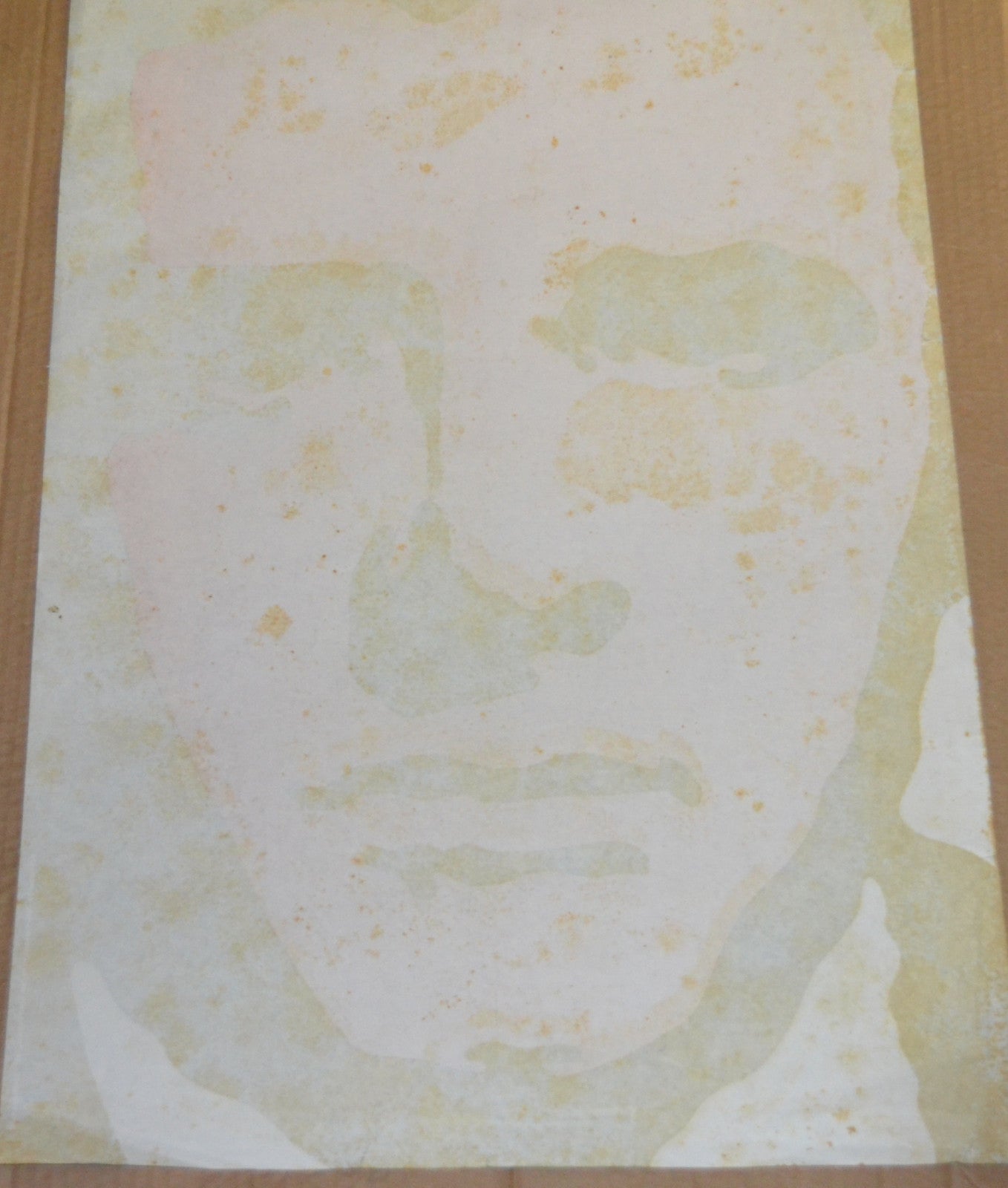 1976 Cuban Original Political Poster.Abel Santamaria.Castro Revolution History.