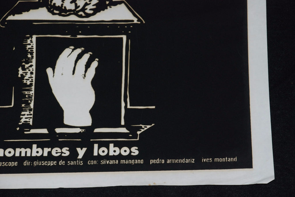 1974 Original Cuban Movie Poster.Plakat.Affiche.affisch"Men and Wolves"Italian