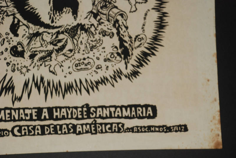 1984 Authentic Silkscreen Cuban Concert Poster.Carlos Varela.Rock Music art