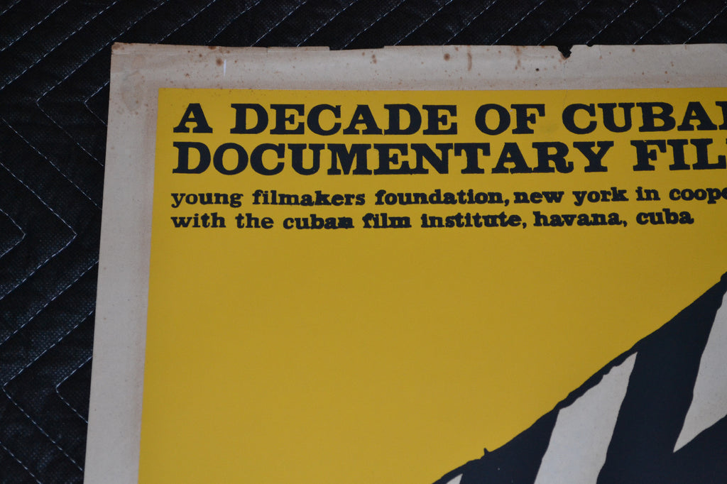 1982 Original Cuban Movie Poster.Tropical.Decade Cinema.New York Filmakers art