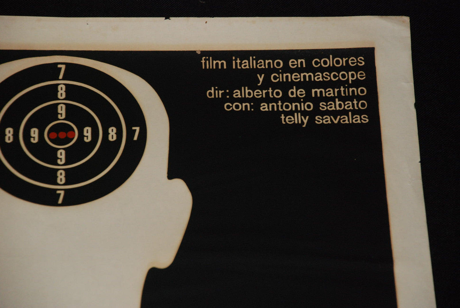 1973 Original Movie Poster"MAFIA Boss"Savalas.Italia Alberto de Martino art film