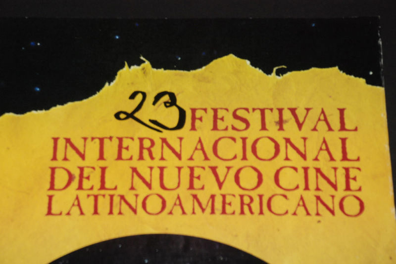 2001 Original Cuban Poster"Cinema Festival"Rancaño Art.Very rare vintage