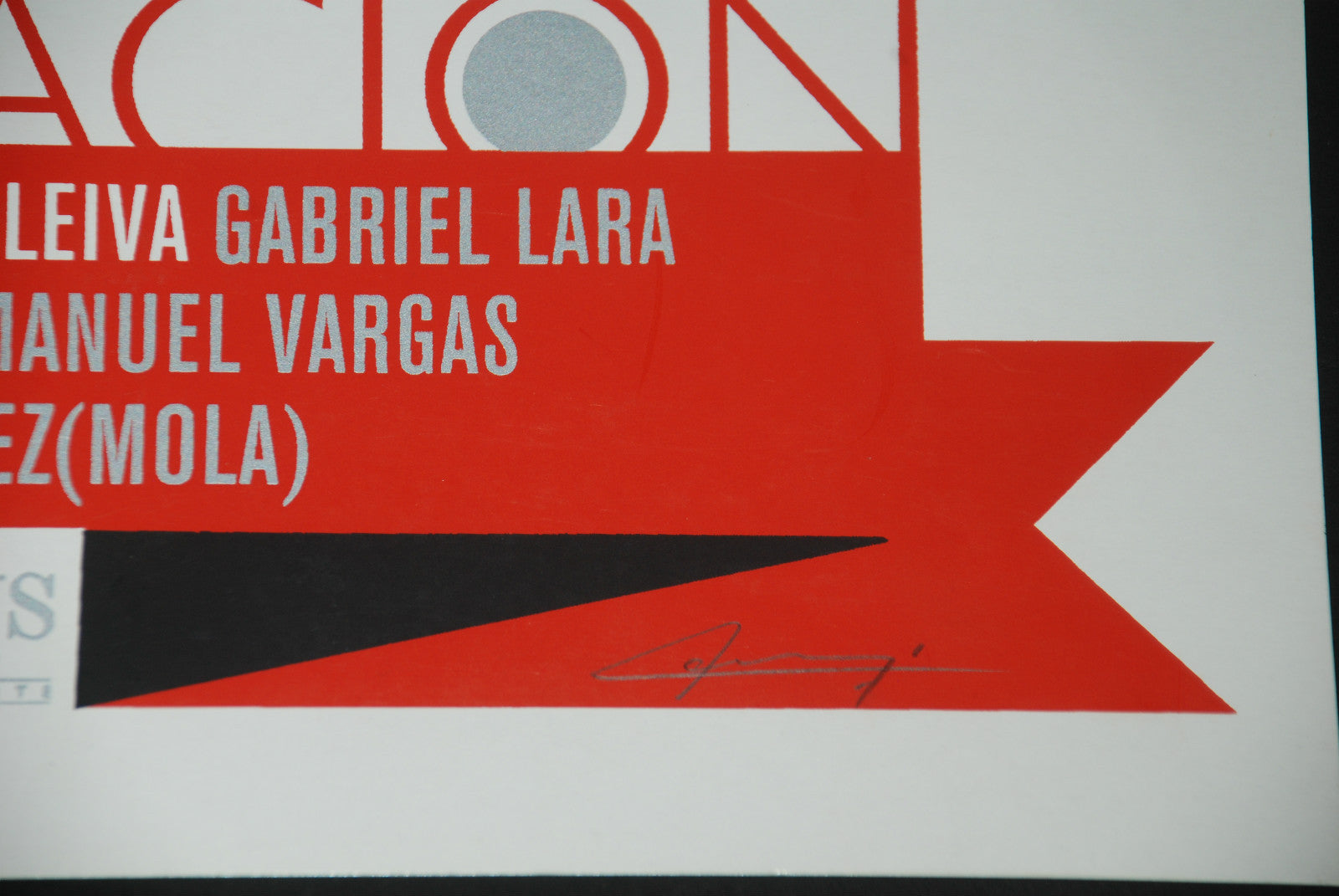 Original Cuban SILKSCREEN Poster"SIN TECNICA"Illustration and DESIGN.Signed art