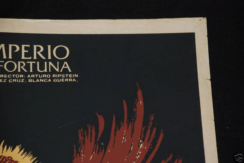 1988 Cuban Original Movie Poster.Plakat.Affiche.affisch.Cockfights.Mexican Art