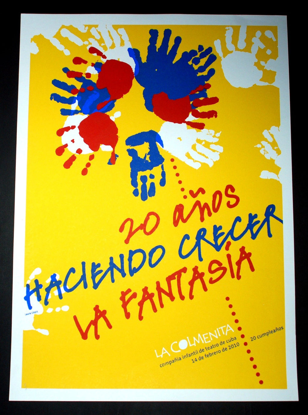 Original Cuban Movie Poster"Children Painted Hands"VEry Rare.Only Few were Made