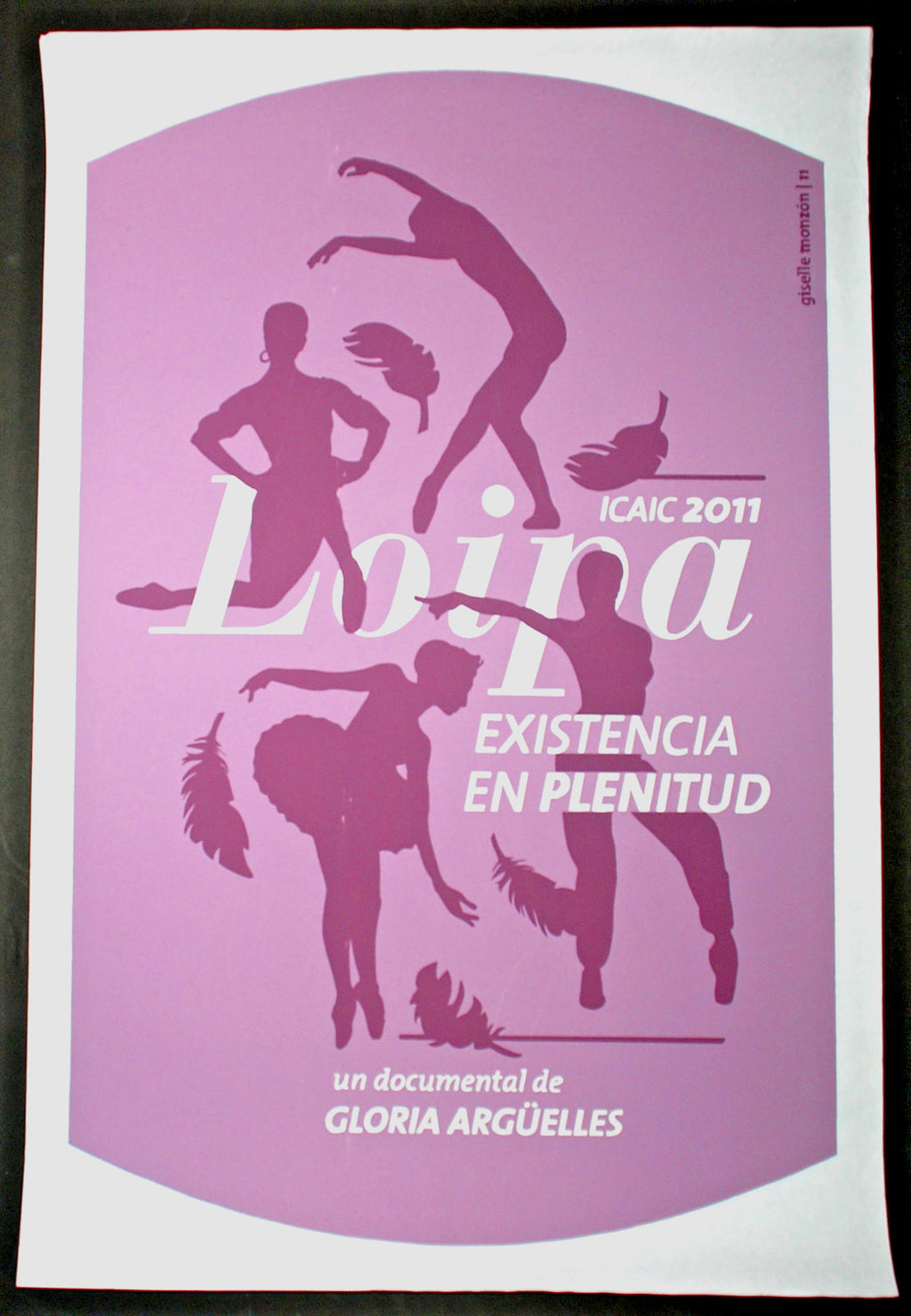 Original Cuban Movie Poster"LOIPA Dance"Recent film.Ballet.FULL EXISTANCE.art
