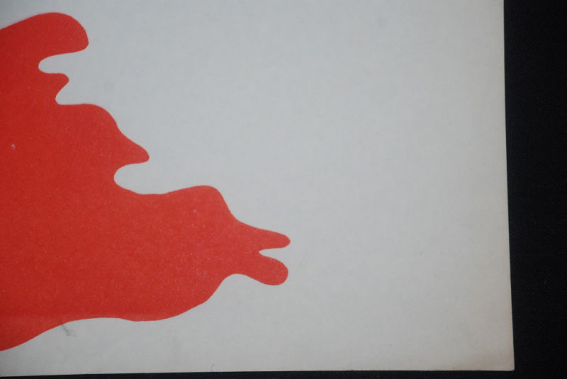 1970's Original Cuban Poster"Jose Marti in Red"Moral.Historical.PAtriot art