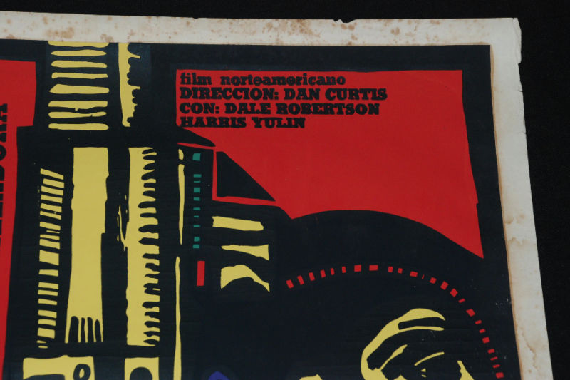 1976 Original Cuban Movie Poster.Plakat.Affiche.affisch"Melvin Purvis G-Man"