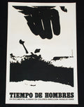 1970 Cuban Original Silkscreen Movie Poster.Plakat"Time of Men" Mint Art