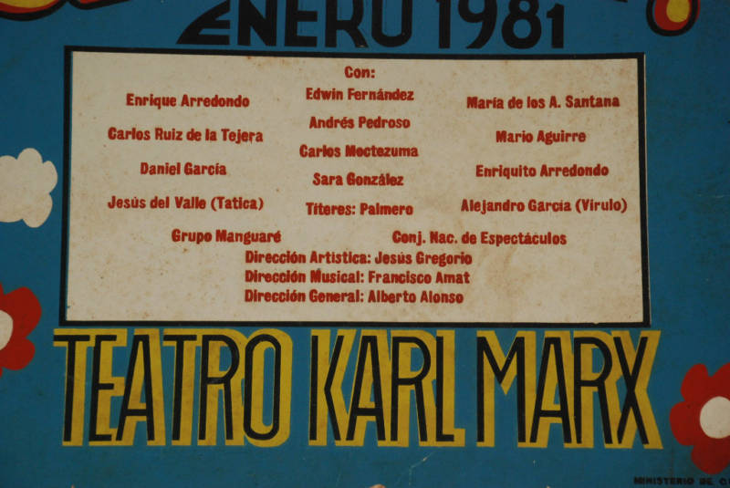 Original 1981 Cuban Original Concert Silkscreen Poster.Karl Marx Theater.Salsita