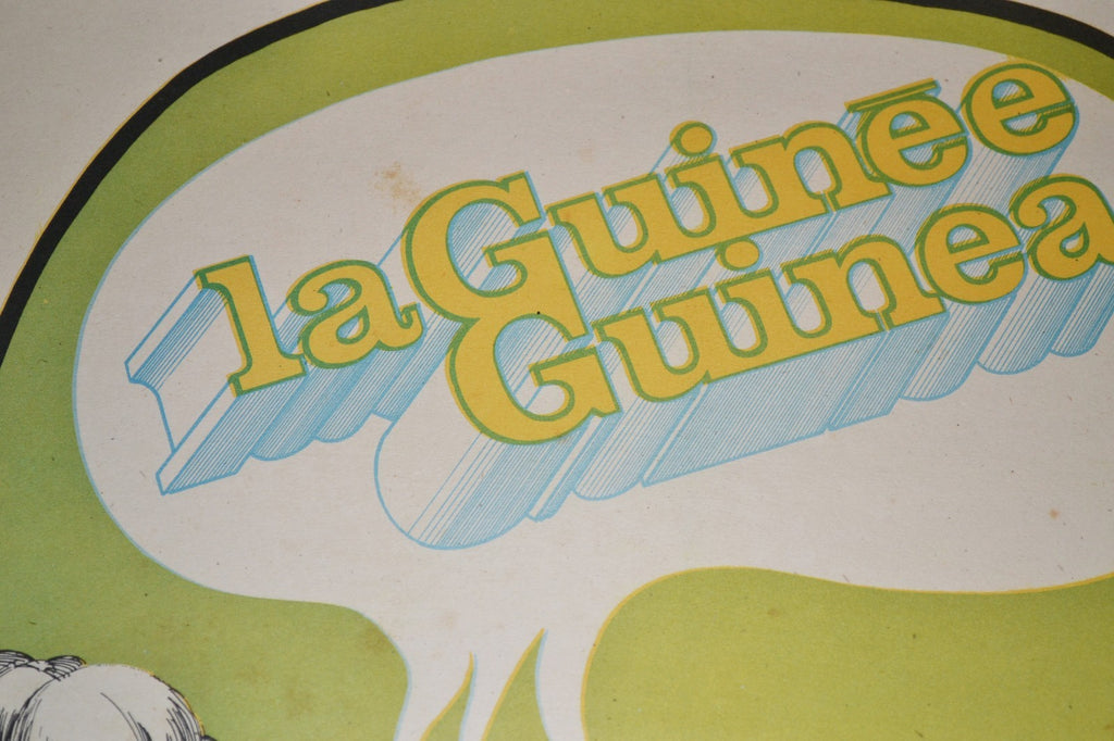 1972 Original OSPAAAL Political Poster.La Guinee.Anti-Colonialism.GUINEA.Africa