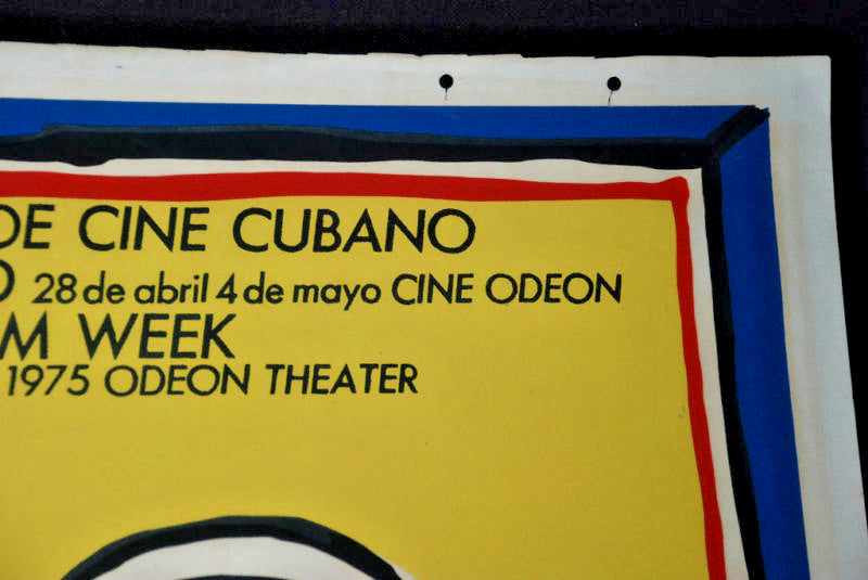 1975 Cuban Original Movie Poster.Plakat.Affiche.affisch"EGYPT film Camera"Art
