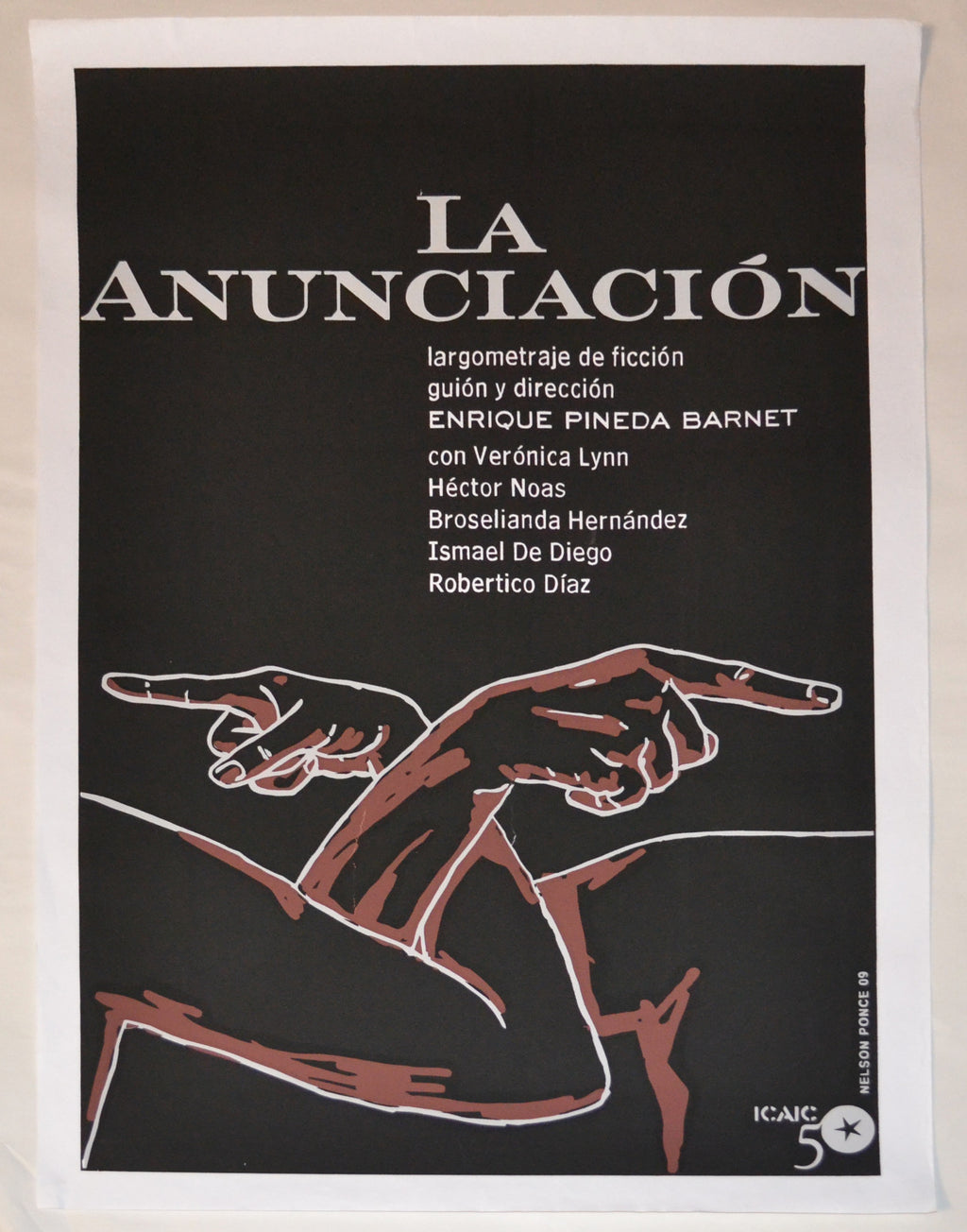 Original Cuban Movie Poster"La Anunciacion"Limited edition art.Afiche.Cartel