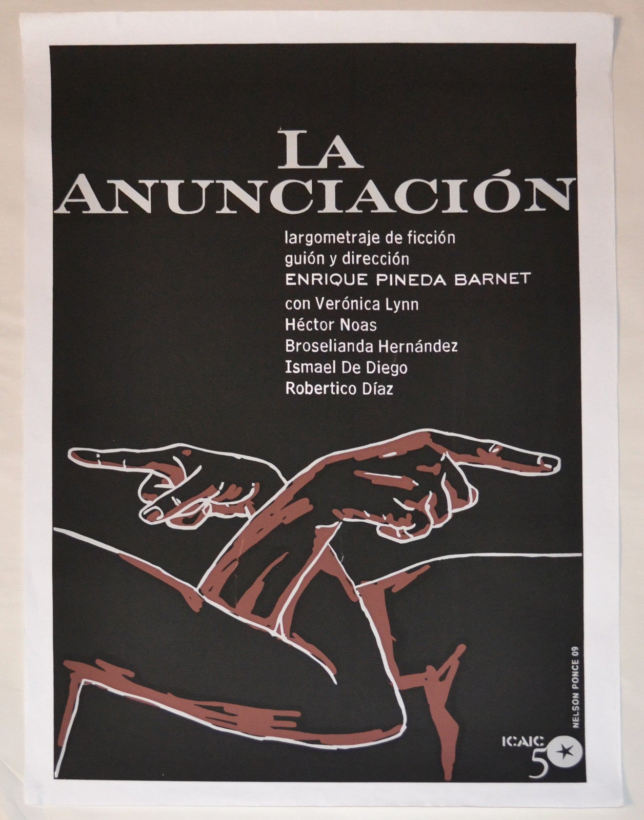 Original Cuban Movie Poster"La Anunciacion"Limited edition art.Afiche.Cartel