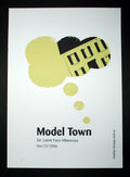 Original Cuban Movie Poster"MODEL TOWN"VEry Rare.Selected Modern Graphic design