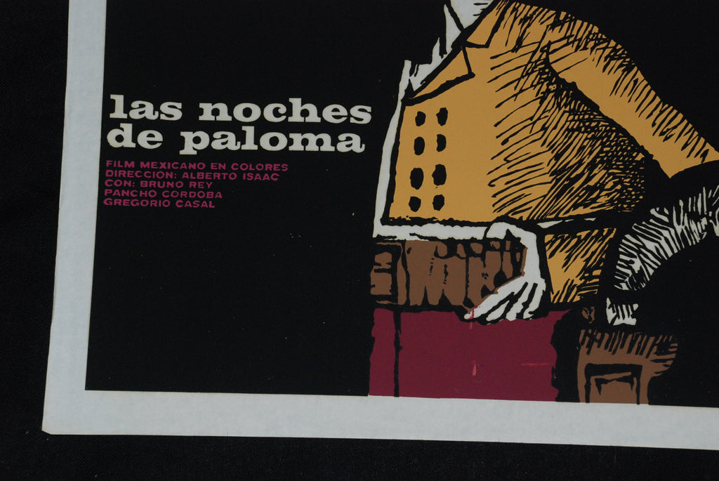 1979 Cuban Silkscreen Movie Poster.Plakat"Charro Cornudo.Mexican Cuckold"Mexico