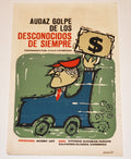 1967 Original Cuban Silkscreen Movie Poster.Audace colpo.Nanny Loy.Cardinale
