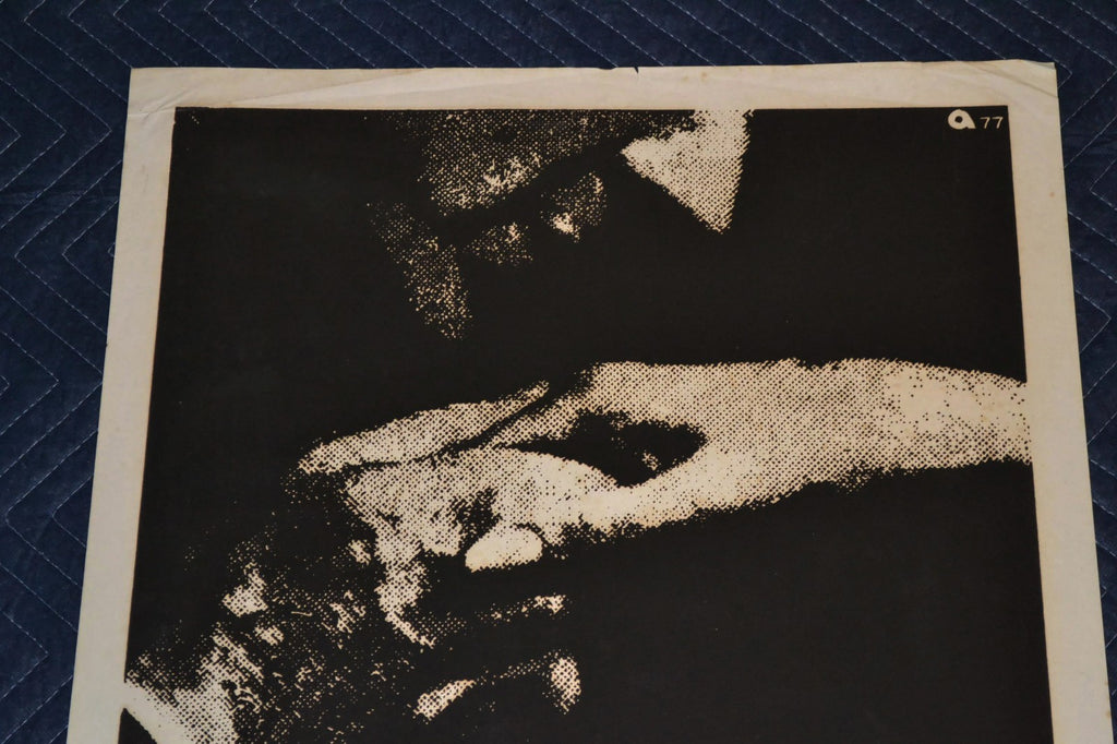 1977 Original Cuban Silkscreen Movie Poster.Esperado amor desesperado.Mexican.