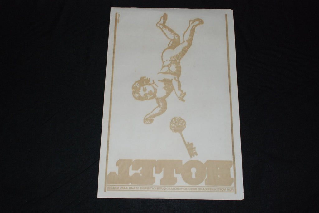 1973 Original Cuban Movie Poster"Hotel"Richard Quine American art film.Suicide.