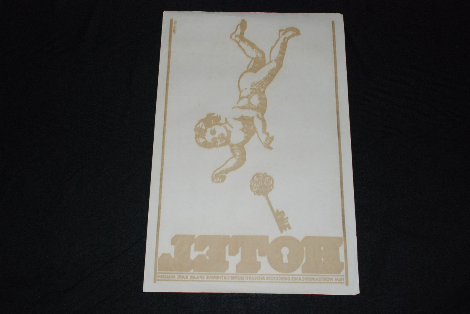 1973 Original Cuban Movie Poster"Hotel"Richard Quine American art film.Suicide.
