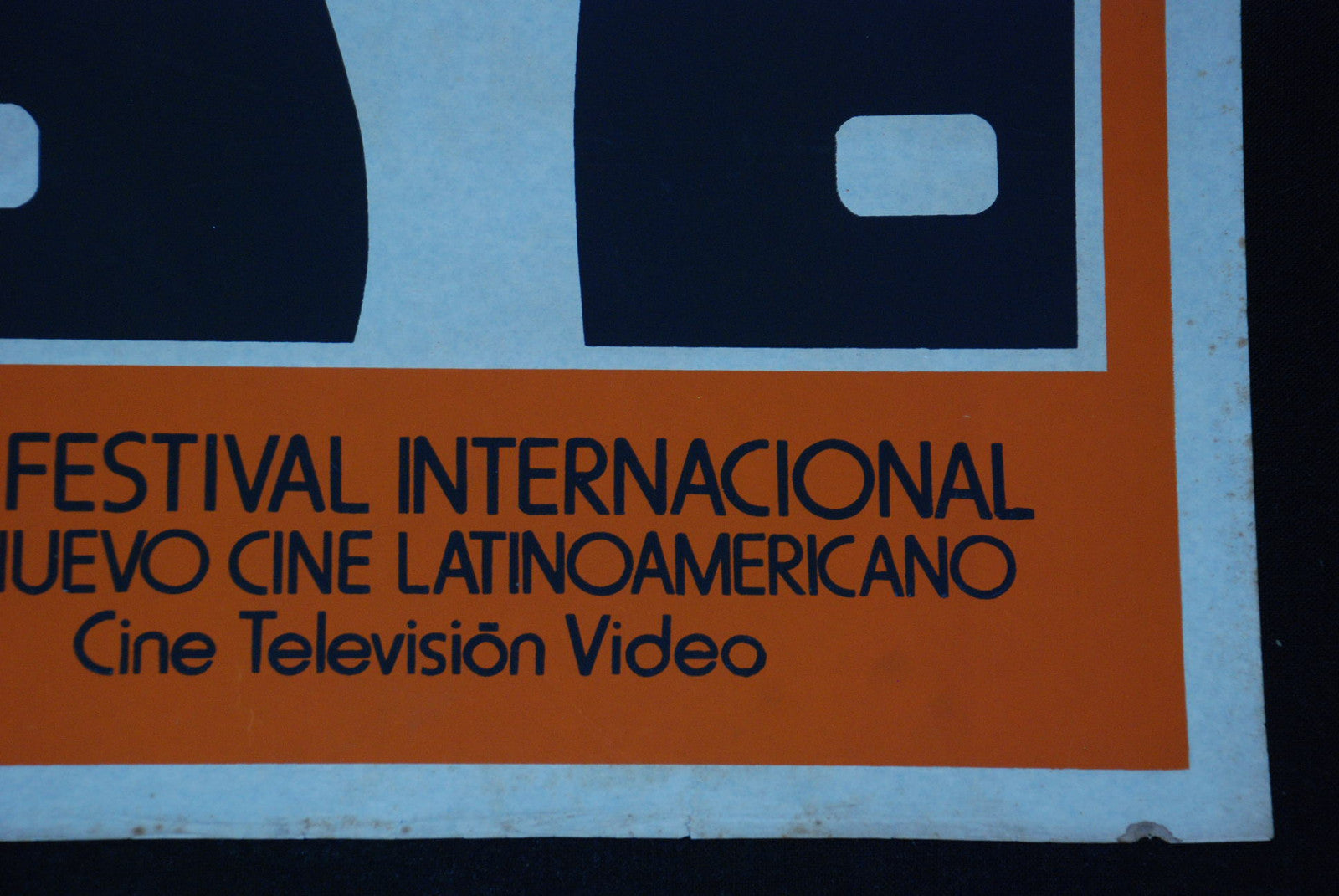 1989 Original Poster.Plakat.Affiche.affisch"Cinema Latin America Festival"Rare